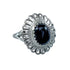 Southwestern Onyx Sterling Silver Ring Size 4-1/2 JX130374